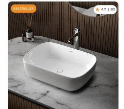 Rectangular Table Top Basin
