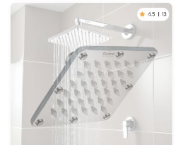 Square Overhead Rain Shower